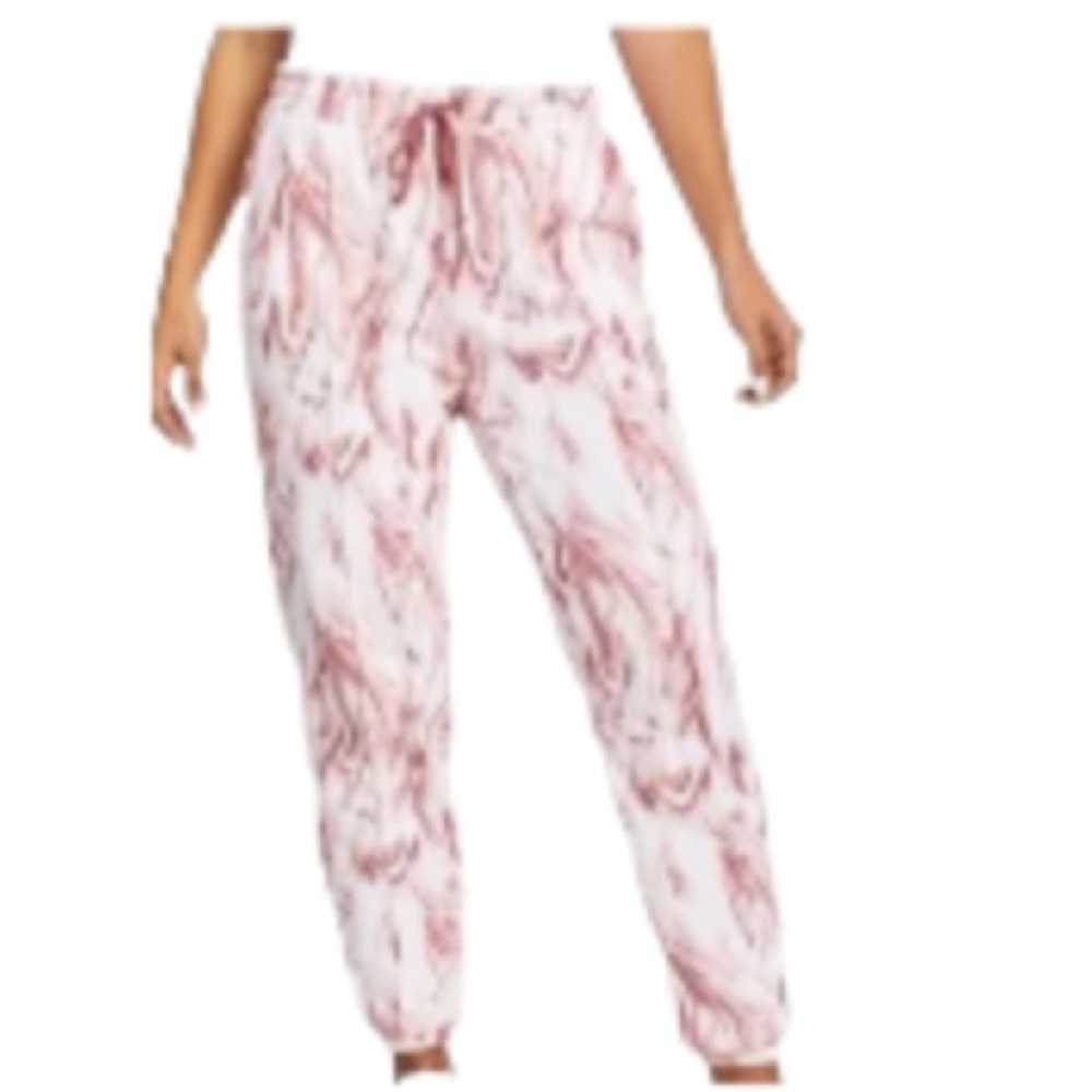 NWT Jenni Jogger Marble Rose Design Sleep/Lounge Pants Size 3X